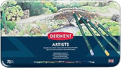 Derwent Artists Metal Kutu 72'li Kuru Boya Kalem Seti