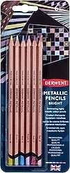 Derwent Metallic Bright Blisterli 6'lı Kuru Boya Kalem Seti
