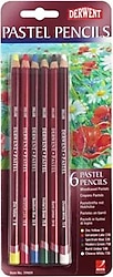 Derwent Pastel Pencils Blisterli 6'lı Kalem Seti