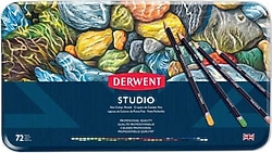 Derwent Studio Metal Kutu 72'li Kuru Boya Kalemi
