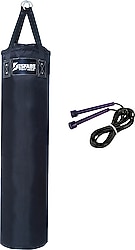 Desfabe Polydes 120x30 cm Kolonlu Boks Kum Torbası + Atlama İpi