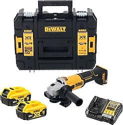 Dewalt DCG407P2T 18 V Çift Akülü 5 Ah Avuç Taşlama Makinesi