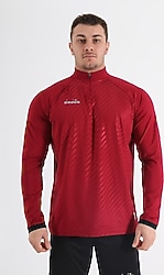 Diadora Elite Bordo Erkek Eşofmanı Üstü