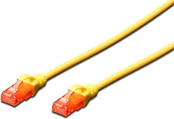 Digitus DK-1617-005 U-UTP 0.5 m Sarı CAT6 Patch Kablo