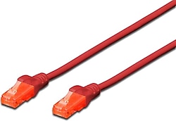 Digitus DK-1617-010/R U-UTP 1 m CAT6 Patch Kablo