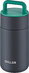 Diller Siyah 350 ml Çelik Termos