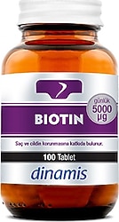 Dinamis Biotin 5000 mg 100 Tablet