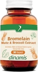 Dinamis Bromelain Mate-Broccoli Extract 30 Kapsül