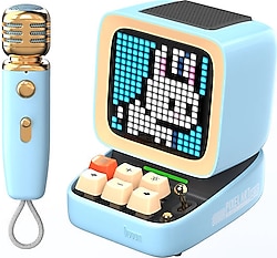 Divoom Ditoo Mic 15 W Bluetooth Hoparlör Mavi