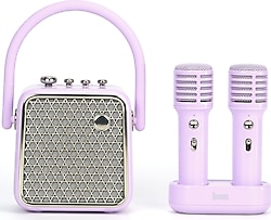 Divoom SongBird-SE 18 W Mikrofonlu Lila Bluetooth Hoparlör