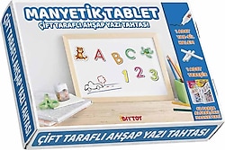 Diytoy 2250 Manyetik Tablet Çift Taraflı Ahşap Yazı Tahtası