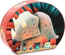 Djeco Dekoratif Puzzle 24 Parça Teo the Dinosaur