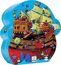 Djeco Dekoratif Puzzle 54 Parça Barbarossa's Boat