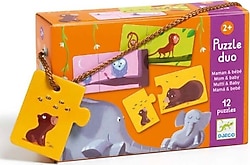 Djeco Duo Mom Baby İkili Puzzle
