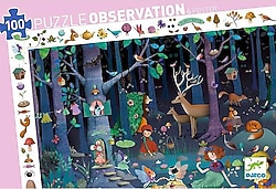 Djeco Klasik Puzzle 100 Parça Enchanted Forest
