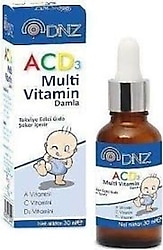Dnz Acd3 Multi Vitamin Damla 30 ml