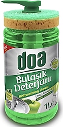 Doa Elma Kokulu Süngerli Sıvı Bulaşık Deterjanı 1 lt