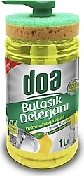 Doa Limon Kokulu Süngerli Sıvı Bulaşık Deterjanı 1 lt