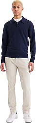 Dockers Smart 360 Flex Ultimate Skinny Fit Bej Erkek Chino Pantolon