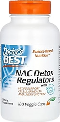 Doctor 's Best NAC Detox Regulators 180 Kapsül