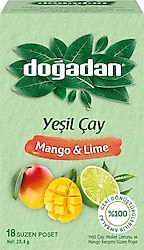 Doğadan Mango Lime Yeşil Çay 18'li