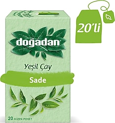 Doğadan Sade Yeşil Çay 20'li 12 Adet