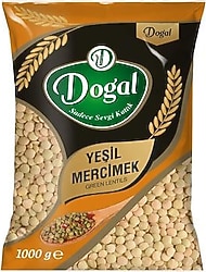 Doğal Bakliyat Yeşil Mercimek 1 kg