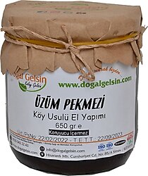 Doğal Gelsin Üzüm Pekmezi 650 gr