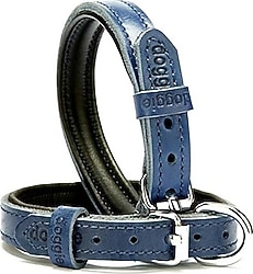 Doggie Deri 1.5x20-25 cm Köpek Boyun Tasması - Mavi
