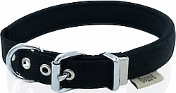 Doggie Konfor Dokuma 2x30-35 cm Boyun Tasması - Siyah