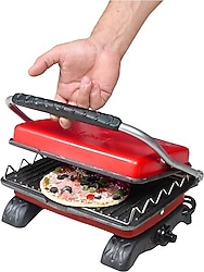Dökümix Plus Kırmızı 1800 W Izgara ve Tost Makinesi