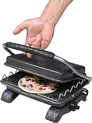 Dökümix Plus Siyah 1800 W Izgara ve Tost Makinesi