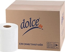 Dolce Çift Katlı İçten Çekmeli Mini 12'li Tuvalet Kağıdı