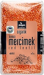 Dolgan Organik Kırmızı Mercimek 1 kg