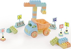 Dolu Jumbo Kamyon ve Bloklar 40 Parça 5219