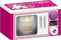 Dolu Unicorn Sesli Pembe Mikrodalga Fırın 2538