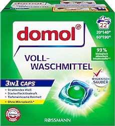 Domol 3in1 Beyazlar için Kapsül Deterjan 22 Yıkama