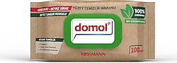 Domol Bio Çözünür Yüzey Temizlik Havlusu 100'lü