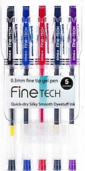 Dong-A Fine Tech 0.3 mm 5 Renk Jel Kalem