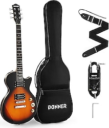 Donner DLP-124S LP Sunburst Elektro Gitar Paketi