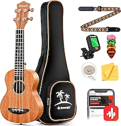 Donner Duc 100 Mahogany Concert Ukulele Seti