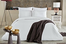 Doqu Home Dreamlife Beyaz Çift Kişilik Nevresim Takımı