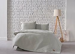 Doqu Home Mabel İpliği Boyalı Çift Kişilik Nevresim Takımı