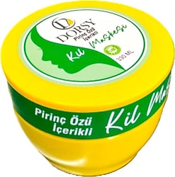 Dorsy Pirinç Özlü 330 ml Doğal Kil Maskesi