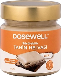 Dosewell Sürülebilir Sade Tahin Helvası 250 gr