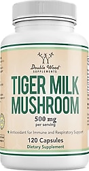 Double Wood Tiger Milk Mushroom 500 mg 120 Kapsül