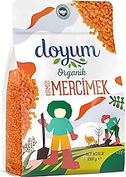 Doyum Organik Kırmızı Mercimek 1 kg