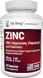 Dr. Berg Zinc + Vitamin D3 + Selenium 60 Kapsül