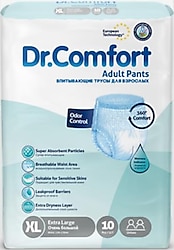 Dr.Comfort Emici Külot Ekstra Büyük Boy XL 10'lu Hasta Bezi