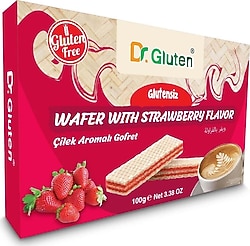 Dr. Gluten Çilekli Gofret 100 gr